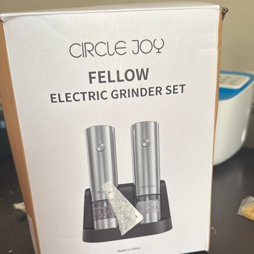 Electric Grinder Set - Silver